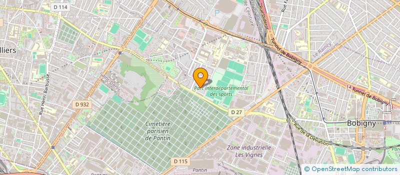 localisation de l'entreprise INTER PROTECTION ET SURVEILLANCE PRIVEE  BOBIGNY