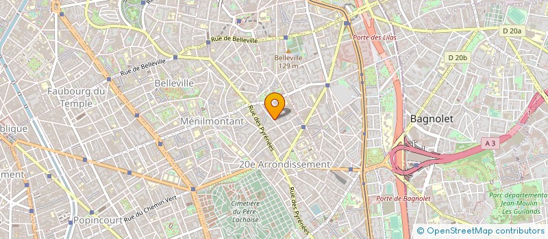 localisation de l'entreprise INTER PUBLICITE INFORMATIONS  PARIS