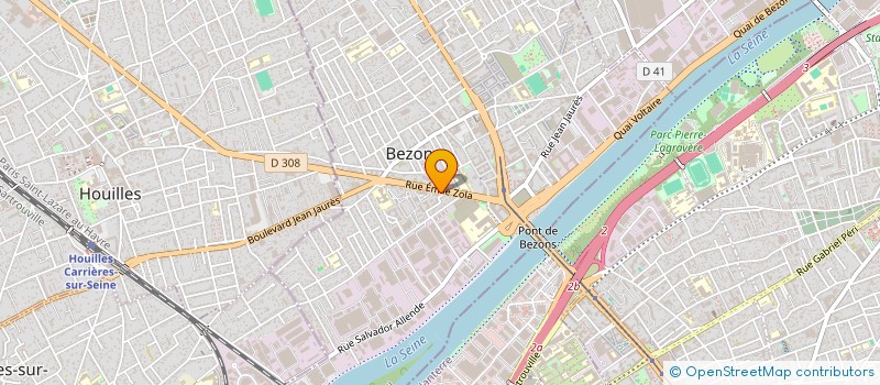 localisation de l'entreprise INTER RESEAUX CONNECT  BEZONS