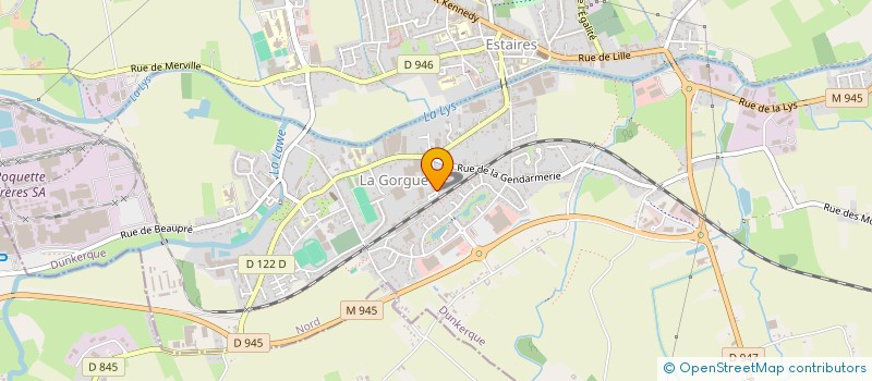 localisation de l'entreprise INTER RYTM FRANCE à LA GORGUE