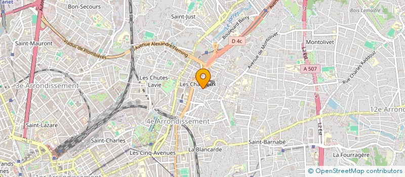 localisation de l'entreprise INTER S à MARSEILLE