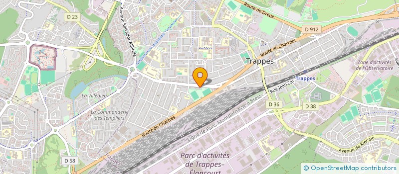 localisation de l'entreprise INTER SAF à TRAPPES