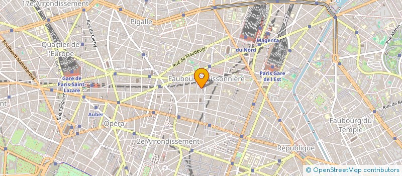 localisation de l'entreprise INTER SECOURS à PARIS