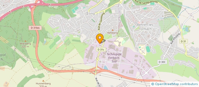 localisation de l'entreprise INTER SECOURS  TING