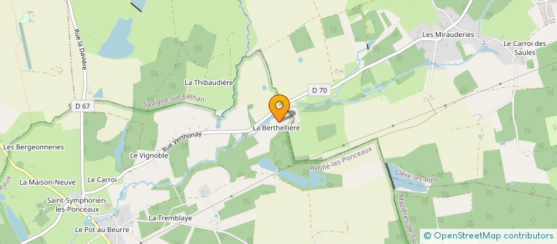 localisation de l'entreprise INTER SECURITE à AVRILLE-LES-PONCEAUX