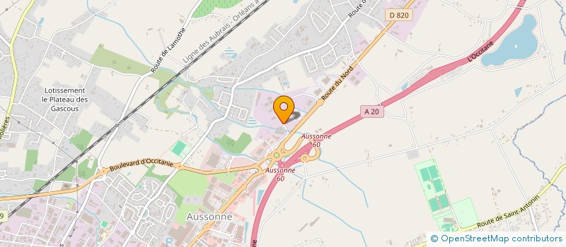 localisation de l'entreprise INTER SECURITE à MONTAUBAN