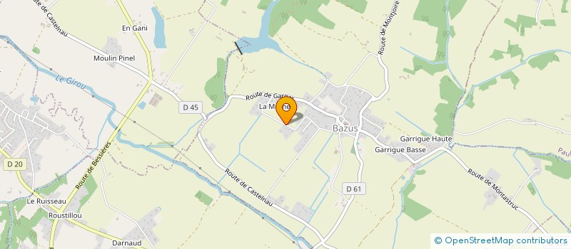 localisation de l'entreprise INTER SECURITY  BAZUS