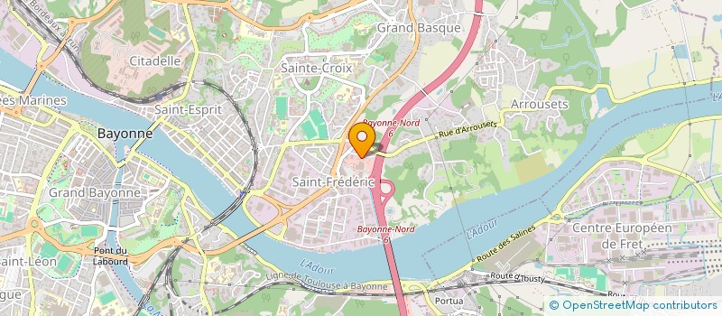localisation de l'entreprise INTER SERVICE à BAYONNE