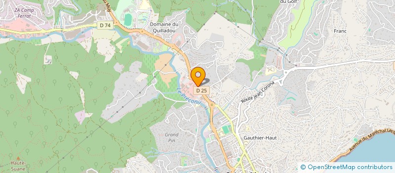 localisation de l'entreprise INTER SERVICE à SAINTE-MAXIME