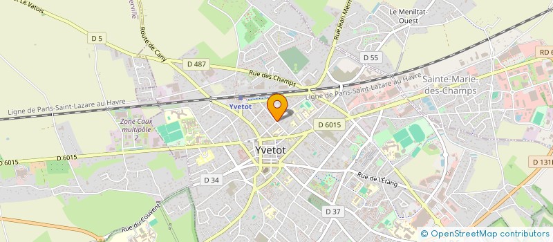 localisation de l'entreprise INTER SERVICE ASSOCIATION à YVETOT