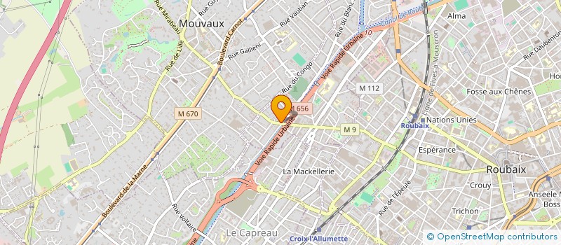localisation de l'entreprise INTER SERVICE AUDIT FLANDR ARTOIS PICARD à TOURCOING