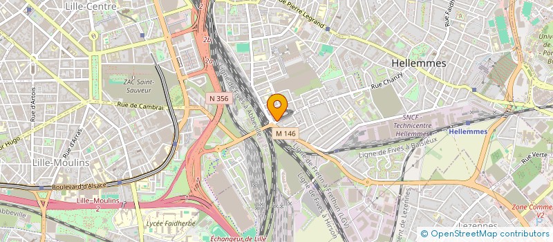localisation de l'entreprise INTER SERVICE LOGISTIQUE à LILLE