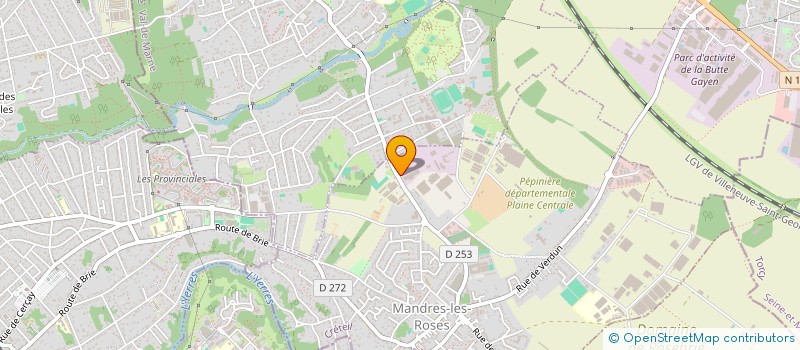 localisation de l'entreprise INTER SERVICE POMPE à MANDRES-LES-ROSES