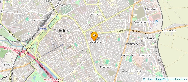 localisation de l'entreprise INTER SERVICE PRESTIGE  REIMS