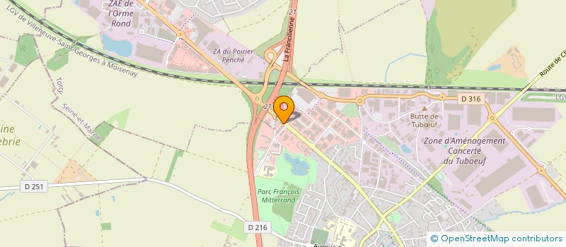 localisation de l'entreprise INTER SERVICES ASSISTANCES  BRIE-COMTE-ROBERT