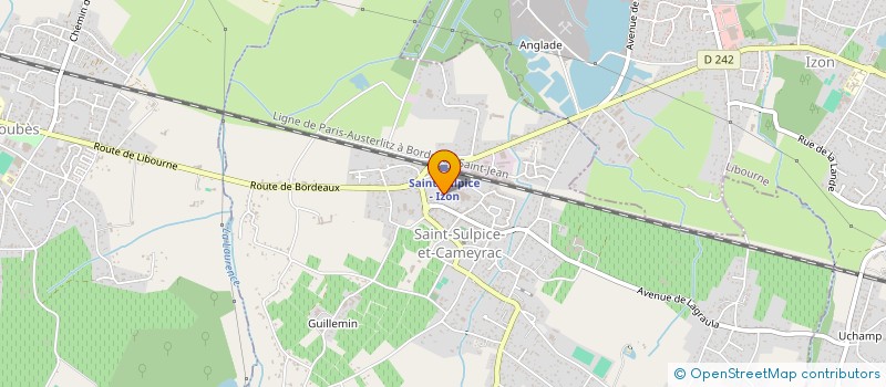 localisation de l'entreprise INTER SERVICES ASSURANCES à SAINT-SULPICE-ET-CAMEYRAC