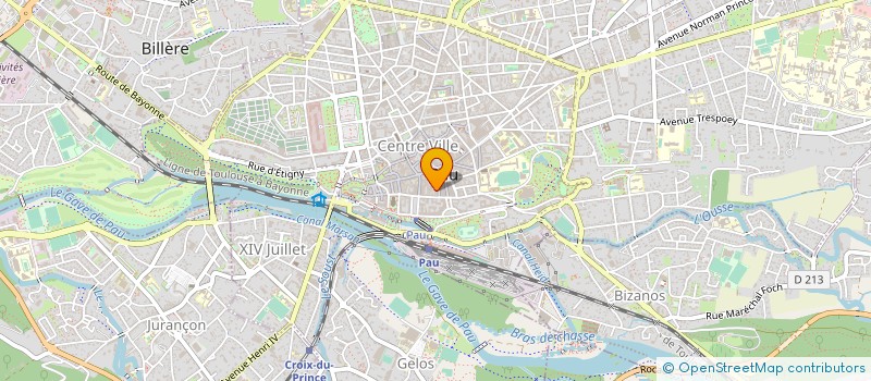 localisation de l'entreprise INTER SERVICES CAM à PAU