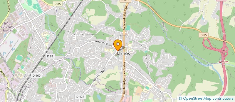 localisation de l'entreprise INTER SERVICES DU BATIMENT à TARNOS