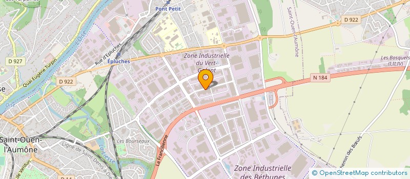 localisation de l'entreprise INTER SERVICES MOTO-REDUCTEURS à SAINT-OUEN-L'AUMONE