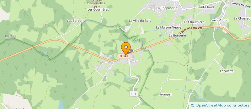 localisation de l'entreprise INTER SPINAS CANTA à SAINT MARC A FRONGIER
