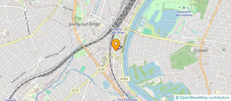 localisation de l'entreprise INTER SUD DEPANNAGES à JUVISY-SUR-ORGE
