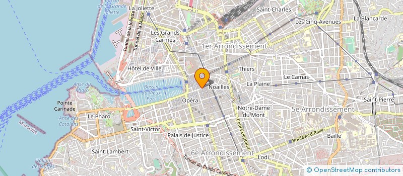 localisation de l'entreprise INTER SUD ET CIE à MARSEILLE