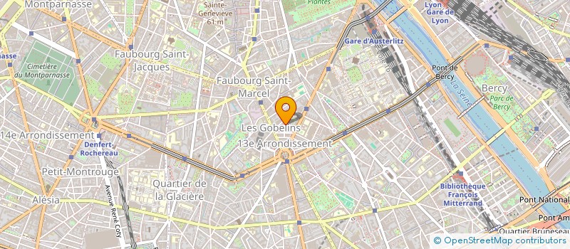 localisation de l'entreprise INTER TEXTES à PARIS