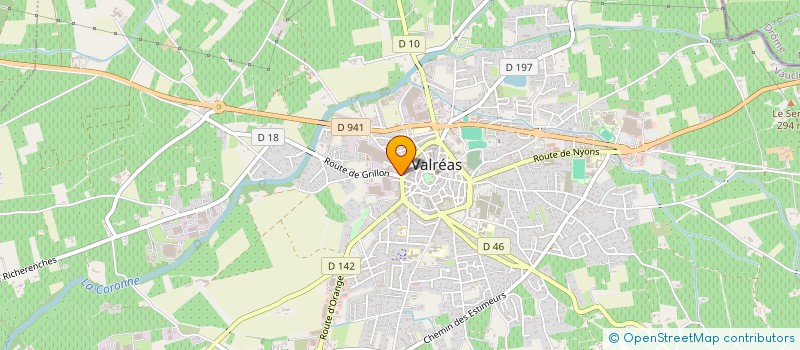 localisation de l'entreprise INTER TEXTILE  DIFFUSION à VALREAS