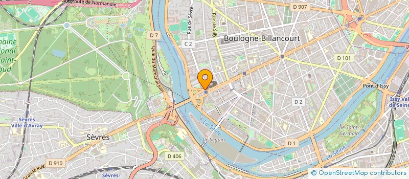 localisation de l'entreprise INTER TLC à BOULOGNE-BILLANCOURT