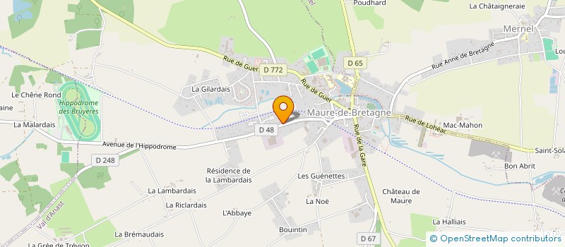 localisation de l'entreprise INTER TRACTION  VAL D'ANAST