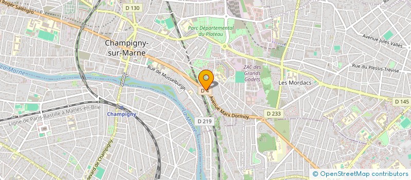 localisation de l'entreprise INTER TRADING  CHAMPIGNY-SUR-MARNE