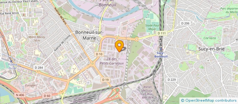 localisation de l'entreprise INTER TRANS FOT à BONNEUIL SUR MARNE