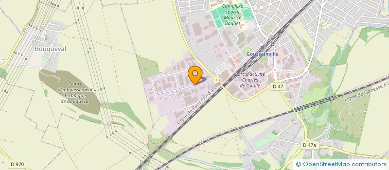 localisation de l'entreprise INTER-TRANS MMS à LOUVRES