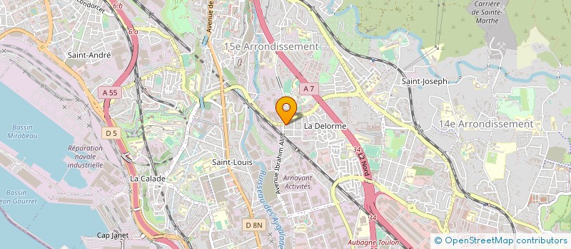 localisation de l'entreprise INTER-TRANSIT-EXPORT à MARSEILLE