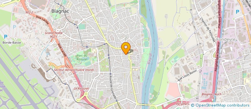 localisation de l'entreprise INTER TRANSPORT TOULOUSAIN à BLAGNAC