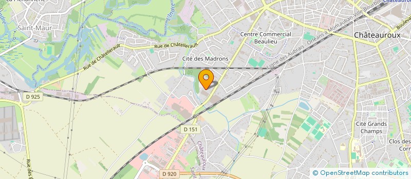 localisation de l'entreprise INTER TRANSPORTS SERVICES  CHATEAUROUX