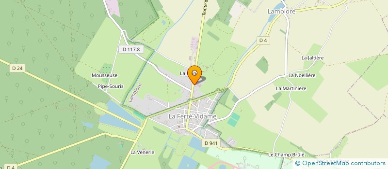 localisation de l'entreprise INTER VENTE AUTOMOBILES à LAMBLORE