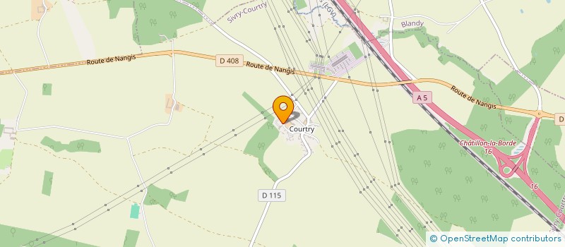 localisation de l'entreprise INTER VILLAS à SIVRY-COURTRY