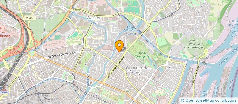 localisation de l'entreprise INTER VISION FRANCE à STRASBOURG