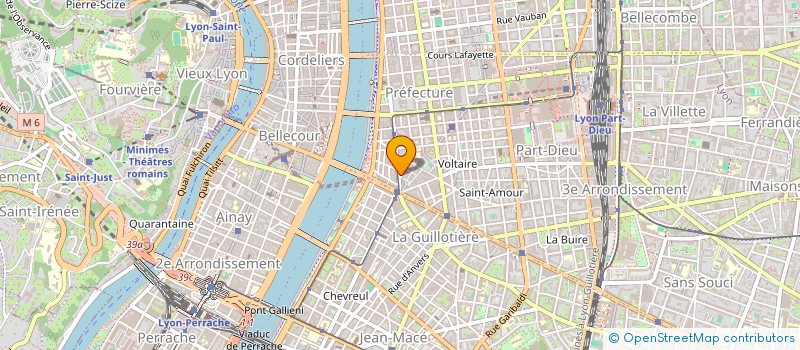 localisation de l'entreprise INTER VOYAGES à LYON