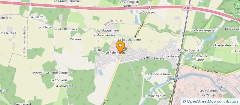 localisation de l'entreprise INTERABA  MONTS