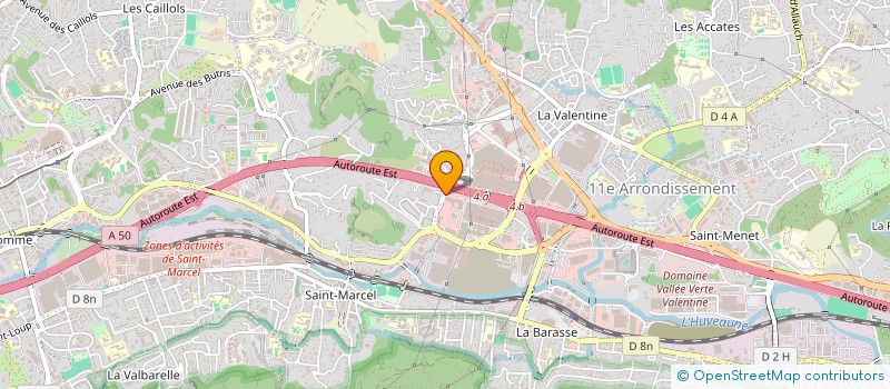 localisation de l'entreprise INTERACTIF  MARSEILLE