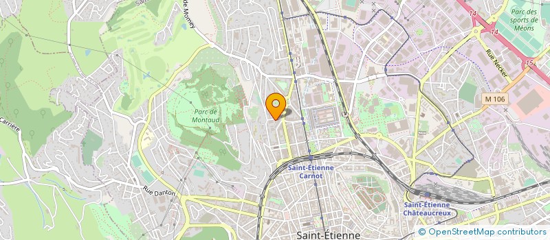 localisation de l'entreprise INTERACTION à SAINT-ETIENNE