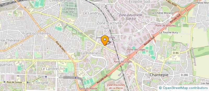 localisation de l'entreprise INTERACTION  RENNES