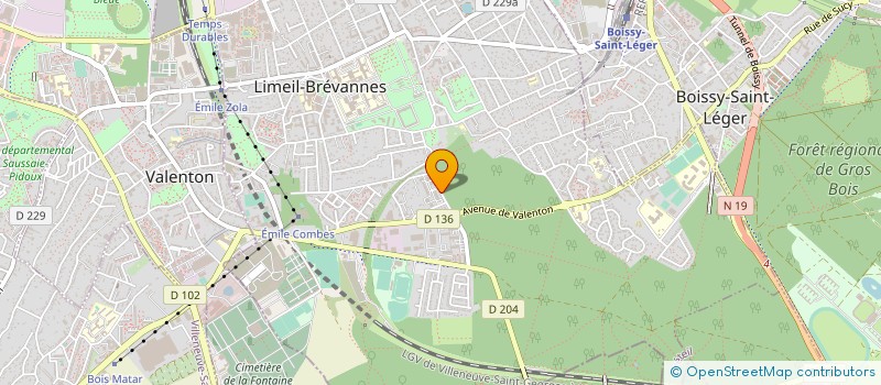 localisation de l'entreprise INTERACTION  LIMEIL-BREVANNES