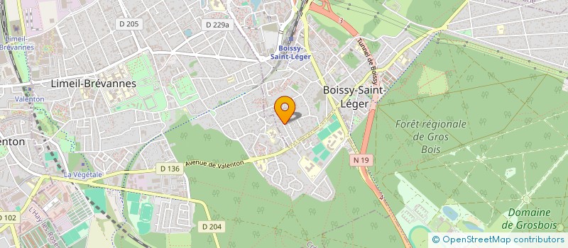 localisation de l'entreprise INTERACTION à BOISSY-SAINT-LEGER