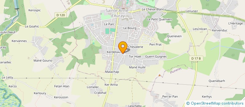 localisation de l'entreprise INTERACTION à SAINTE-ANNE-D'AURAY