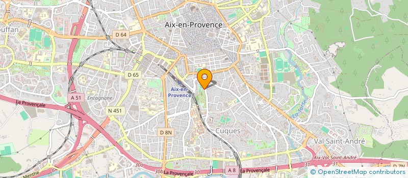 localisation de l'entreprise INTERACTION CONSEIL FORMATION à AIX-EN-PROVENCE