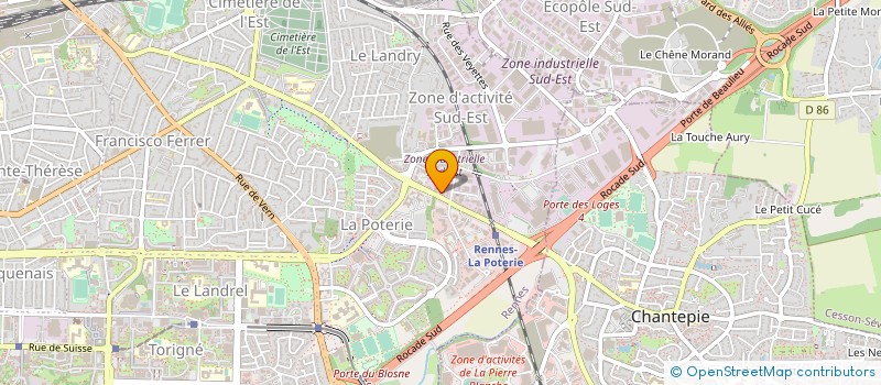 localisation de l'entreprise INTERACTION DELTA à RENNES