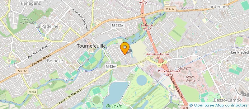 localisation de l'entreprise INTERACTION EDUCATION à TOURNEFEUILLE
